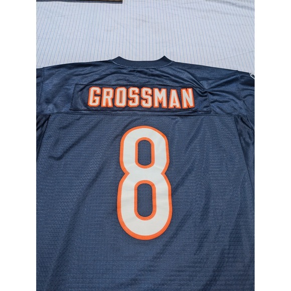 Chicago Bearsβ Rex Grossman Jersey Mens Extra Large Blue #8 NFL Football Reebok - Picture 8 of 11